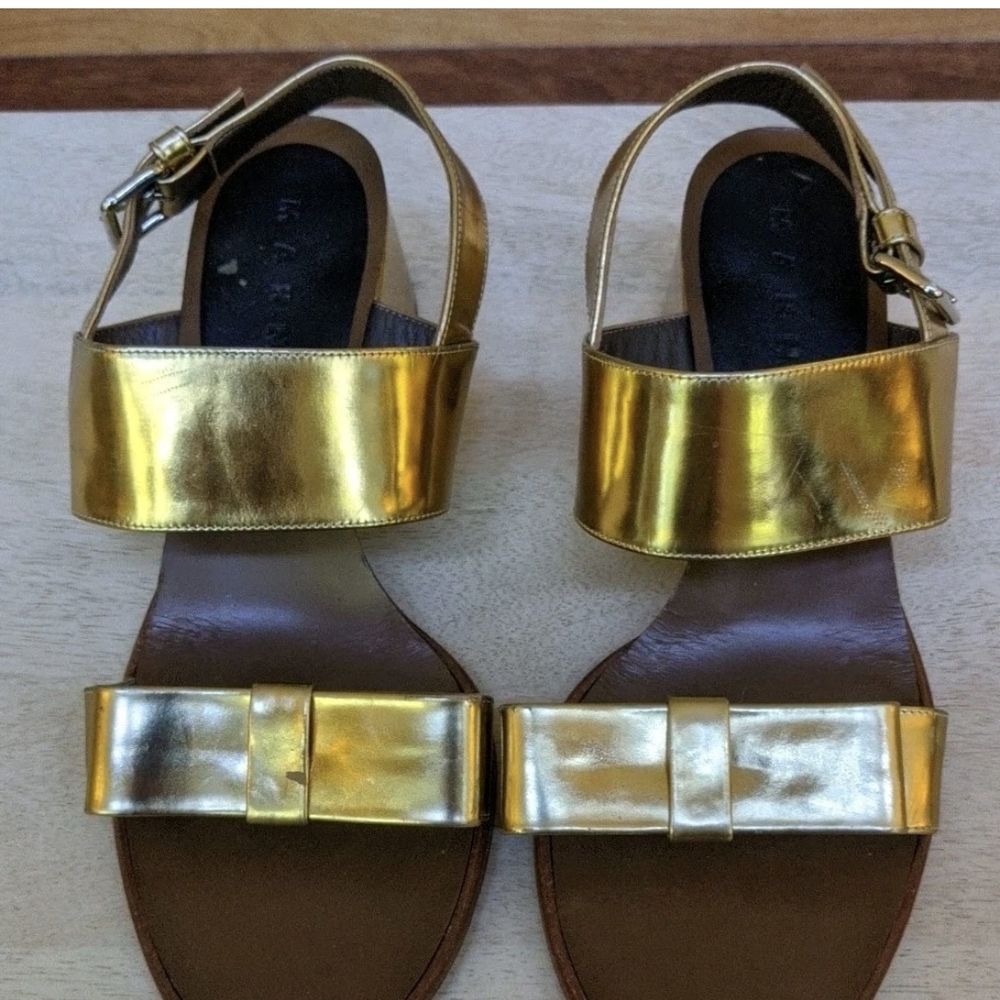 Gold Metallic Women's Sandals